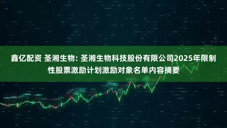 鑫亿配资 圣湘生物: 圣湘生物科技股份有限公司2025年限制性股票激励计划激励对象名单内容摘要