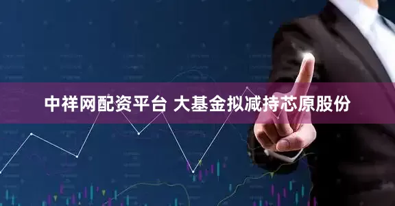 中祥网配资平台 大基金拟减持芯原股份